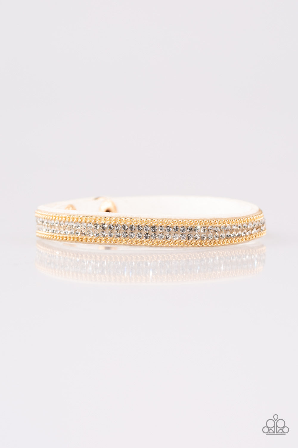 Babe Bling - White Wrap Bracelet