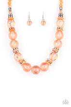 Load image into Gallery viewer, Bubbly Beauty - Orange Necklace
