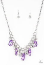 Load image into Gallery viewer, Chroma Drama Purple Necklace
