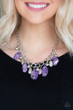 Load image into Gallery viewer, Chroma Drama Purple Necklace
