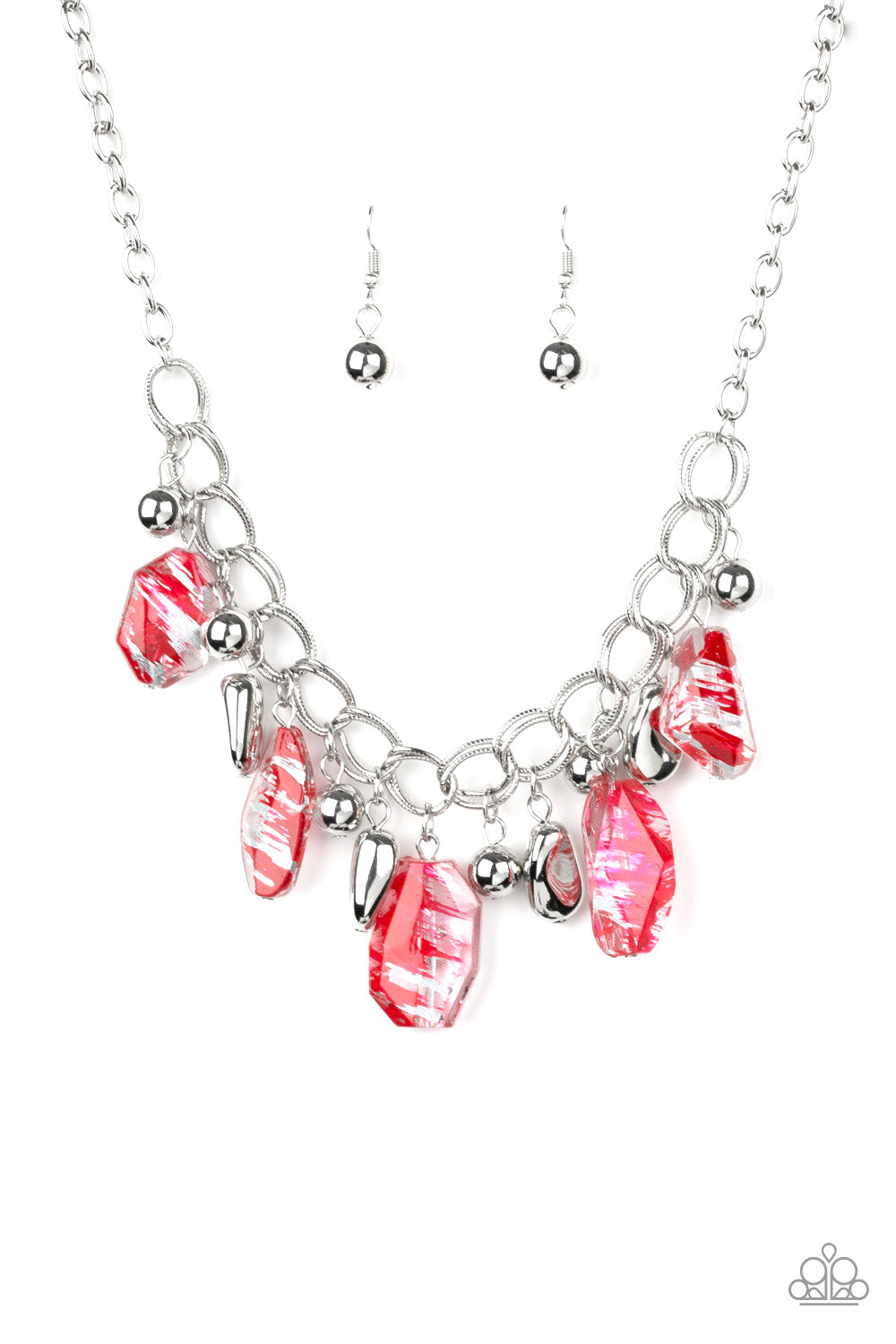 Chroma Drama Red Necklace